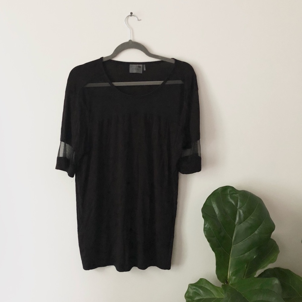 Long black shirt